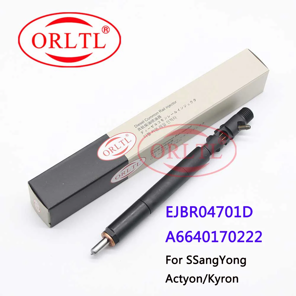 

ORLTL EJBR04701D Diesel Common Rial fuel injector A6640170221 EJBR04701D Diesel Fuel Injectors EJBR03401D Ssanyong Kyton