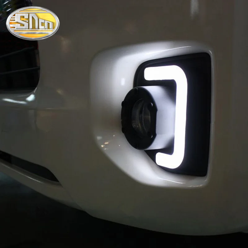 2 шт. светодиодный светильник дневного света для Toyota Hiace 2014 2018 желтая функция