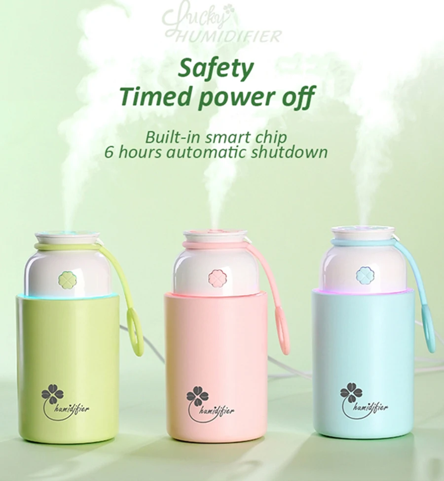 USB Lucky Grass увлажнитель воздуха мини автомобильный Арома ультразвуковой диффузор 7