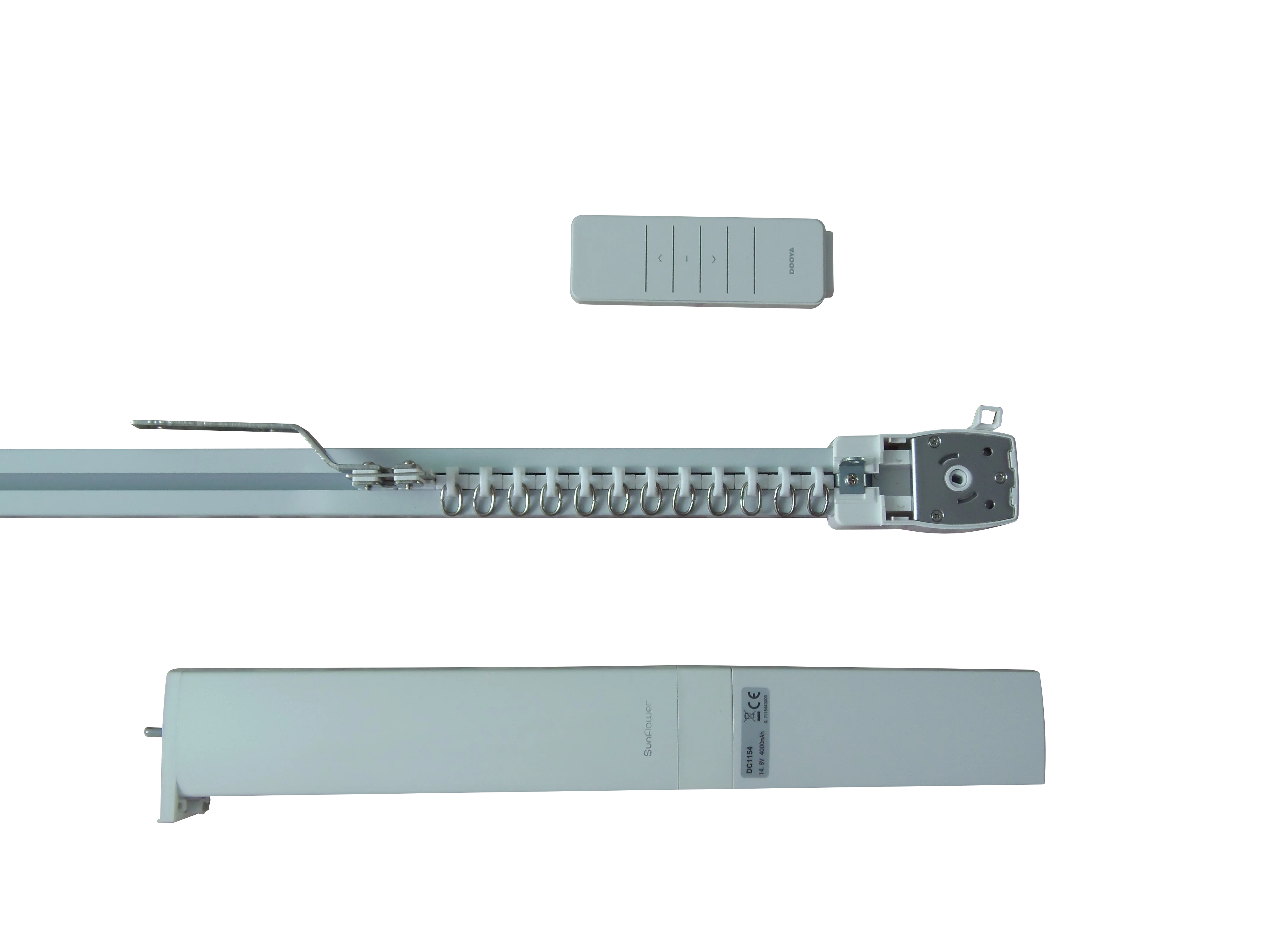 Моторизованная дорожка для штор аккумуляторный двигатель Подсолнечный Dooya KT82LE