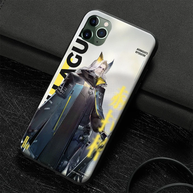 hellagur arknights soft silicone phone case cover shell for iphone se 6 6s 7 8 6splus 7plus 8plus x xr xs 11 pro max free global shipping