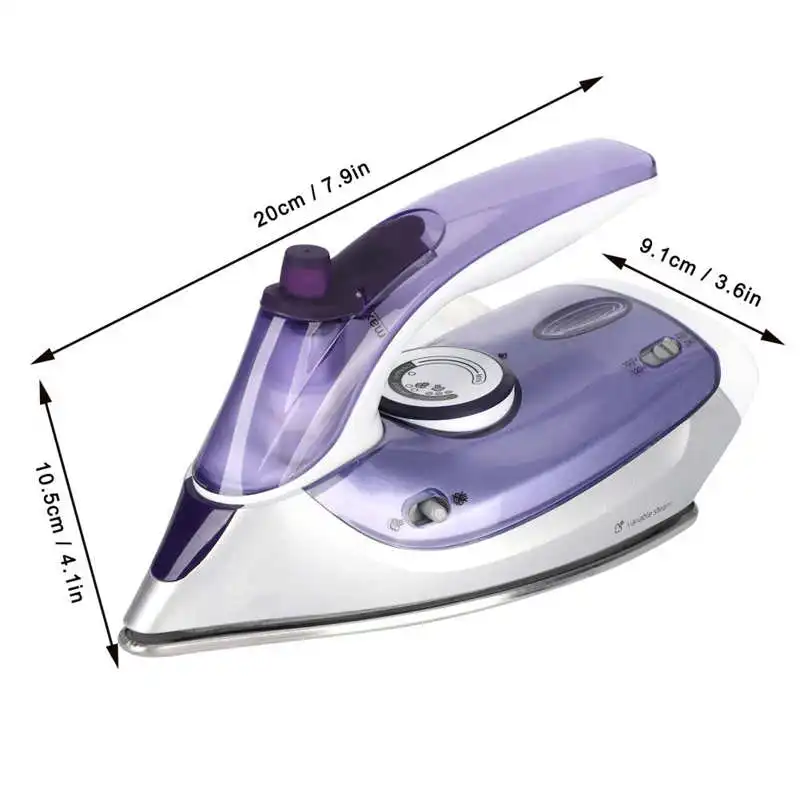 

Handheld Steam Iron Electric Steam Iron Machine Portable Mini Clothes Ironing Machine EU 220-240V/110-120V Garment Steamer