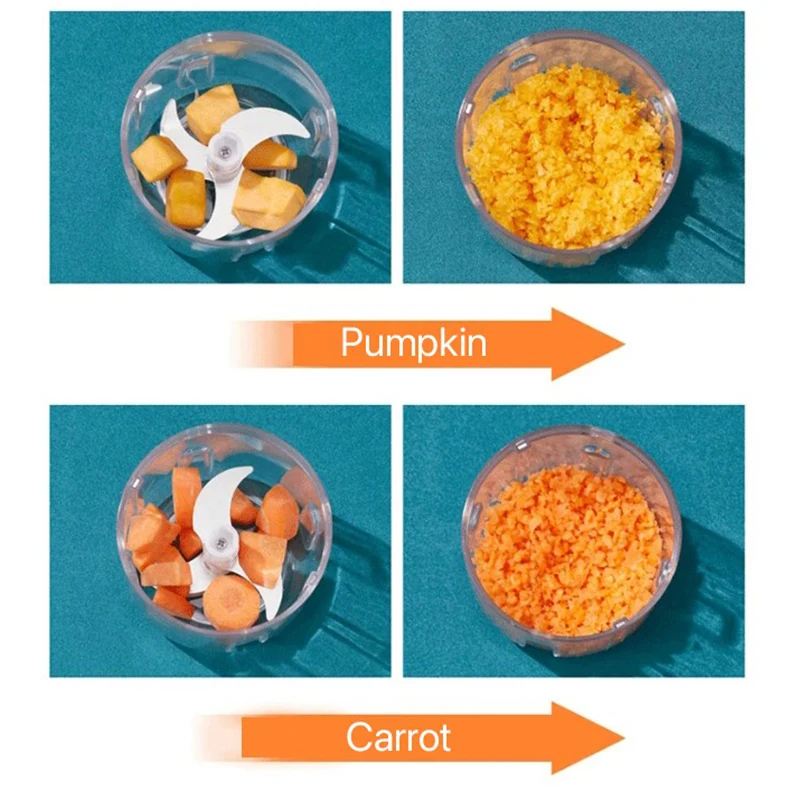 wireless food chopper garlic crusher meat grinder mini garlic press vegetable chopper masher machine kitchen gadgets blender free global shipping