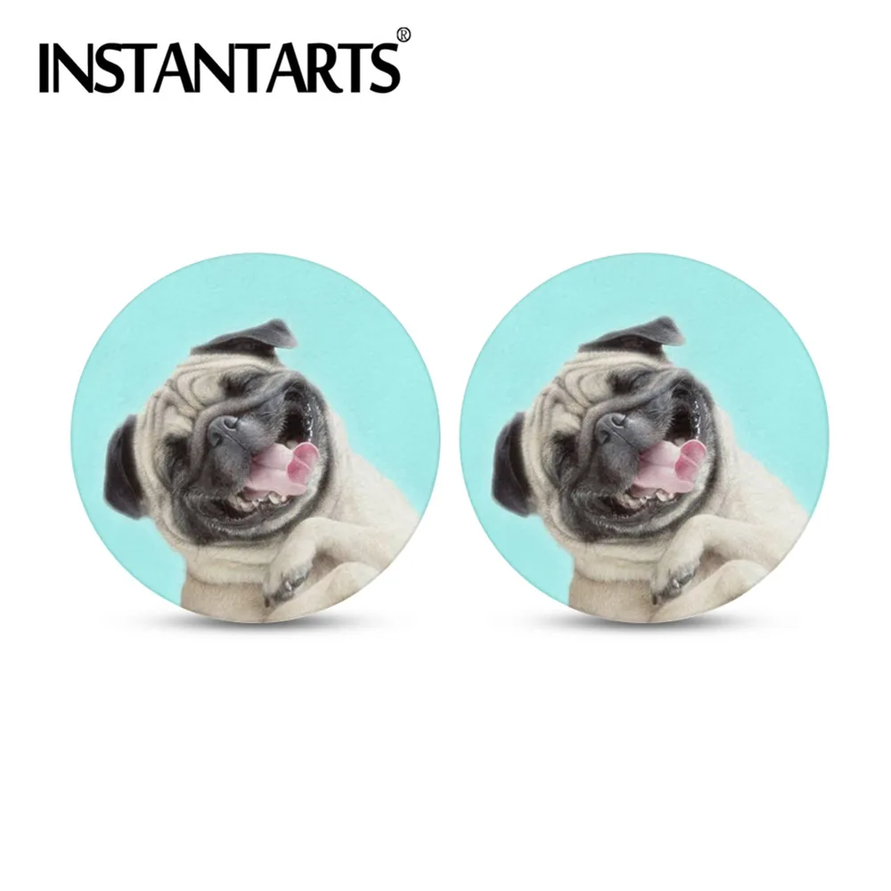 Подставки для автомобиля INSTANTARTS абсорбирующие автомобильные подставки с принтом