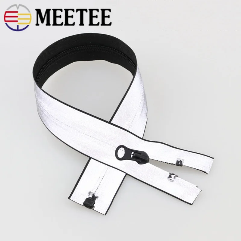 Meetee 5 # нейлоновая катушка молнии Светоотражающие Водонепроницаемые 20 см близкий