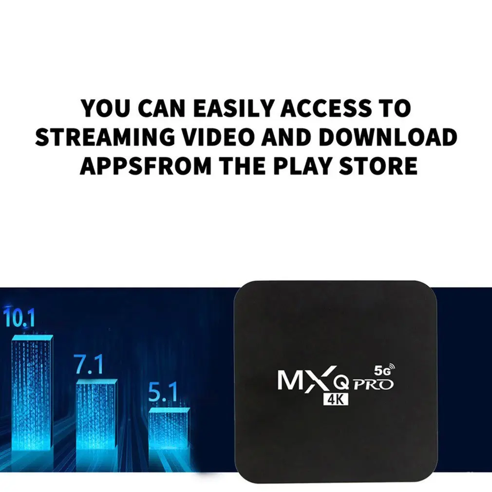 ТВ-приставка 4K Android Smart TV Box 2 4G Wifi домашний пульт дистанционного управления