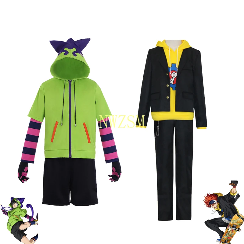 

Sk8 The Infinity Cosplay Miya Hasegawa Cherry Blossom Costume Cosplay Character Uniform Carnival Party Dress Up