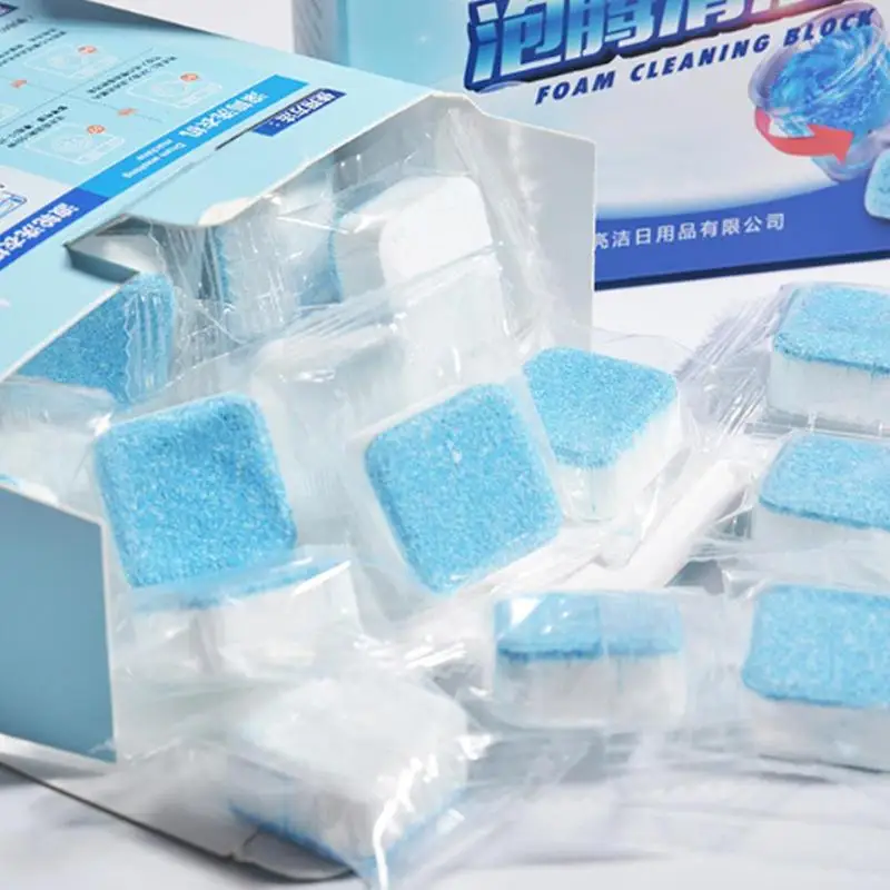 12 шт. таблетки для чистки стиральной машины|Шарики и диски стирки| |