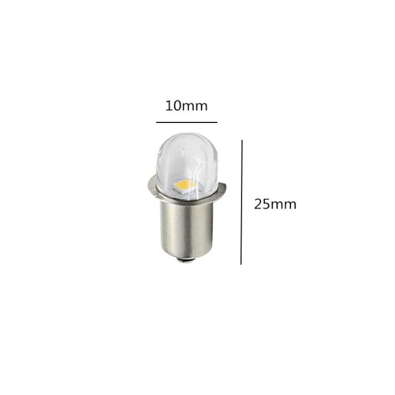 

2pcs Upgrade LED Flashlight Bulb 6V - 24V P13.5S Base Bulbs CSP Replacement for Headlamp Flashlight Torch LED Bulb