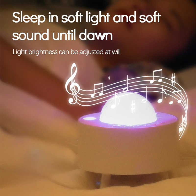 

Starry Sky Projection Lamp 8 Planets Film Tripod Music LED Night Light Gift Room Window Projector Wedding Atmosphere Decor