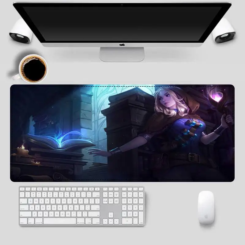 Прочный Коврик для мыши League of Legends Lux ПК геймерский коврик ноутбука Настольный