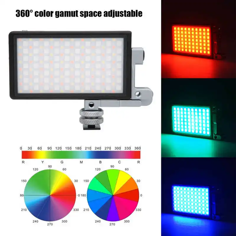 BOLING P1 Fill Light Portable Small Adjustable for Camera RGB 9 Special Effects Exterior 12W ringlight hot | Электроника