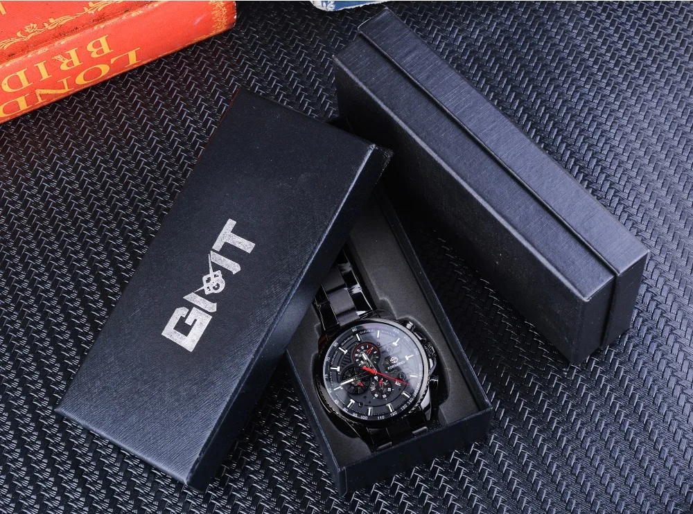 Часы наручные Forsining мужские с тремя циферблатами спортивные автоматические