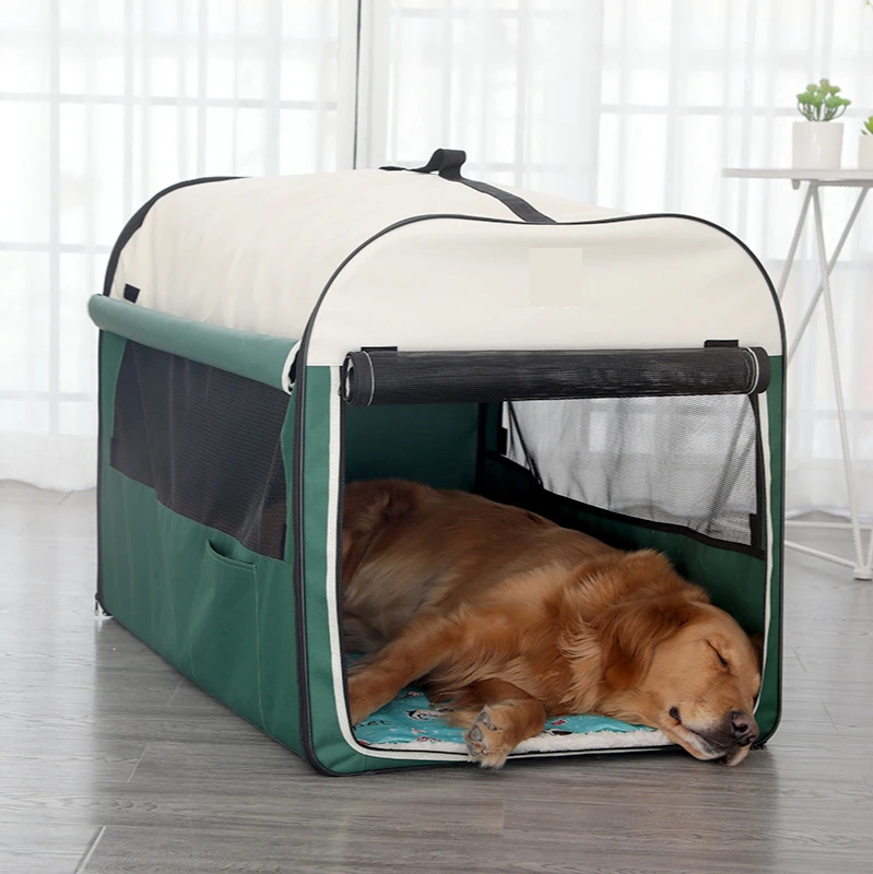 Dog Kennel Warm Large Dog House Dog Cage Indoor Outdoor House Pet Tent In Winter