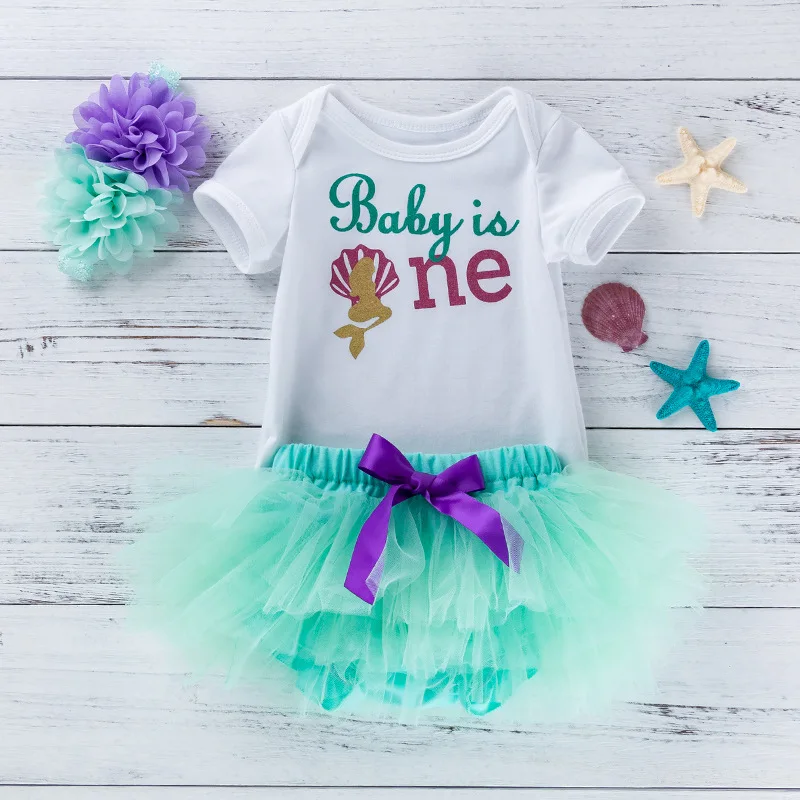 

Baby In One Print Clothing Sets Summer New 3pcs Princess Party Baby Sets Toddler Clothes Suits Cartoon Print Vestido for Girls