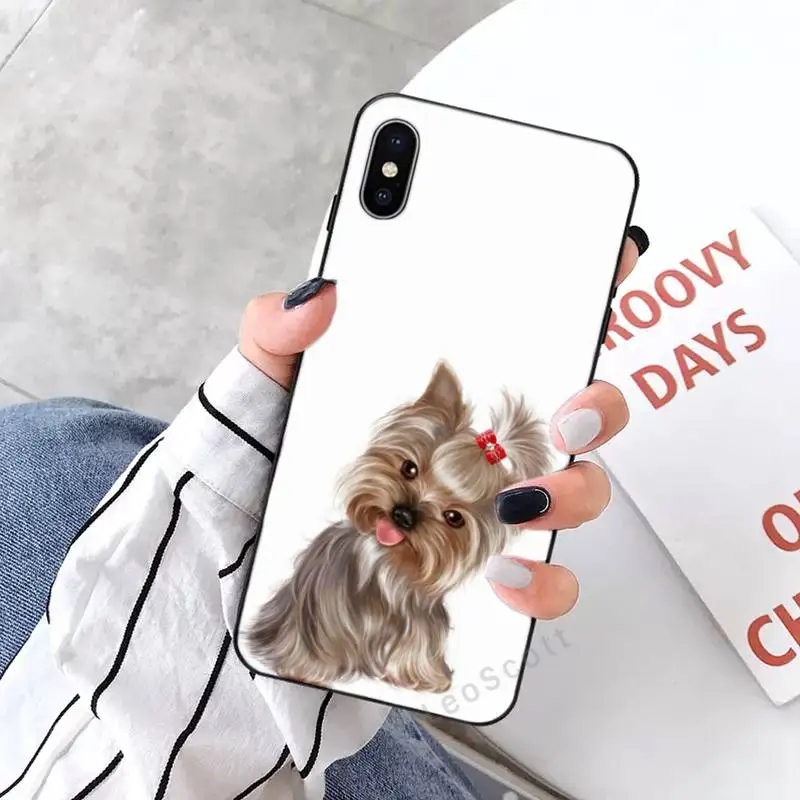 

YorkshireTerrierdog Luxury cool Fashion Phone Case coque Fundafor iPhone 11 12 pro XS MAX 8 7 6 6S Plus X 2020 XR Mini
