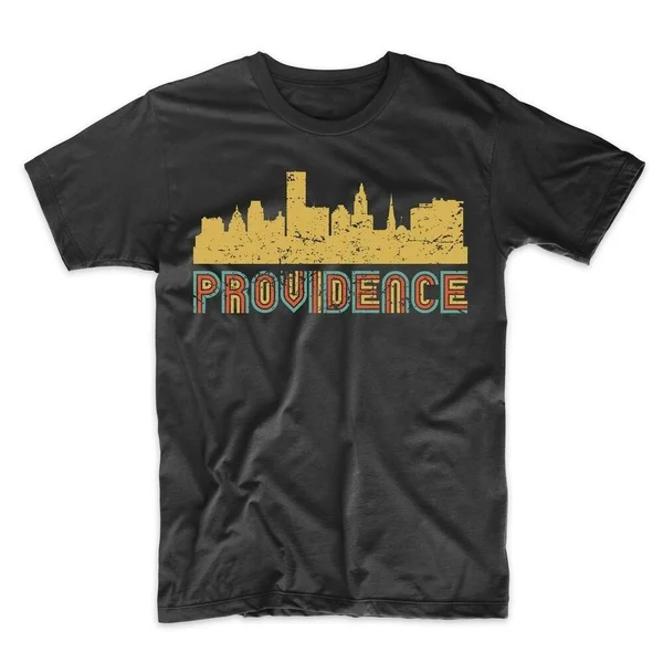 

Providence Shirt - Retro Vintage Style Providence Rhode Island Skyline T-Shirt