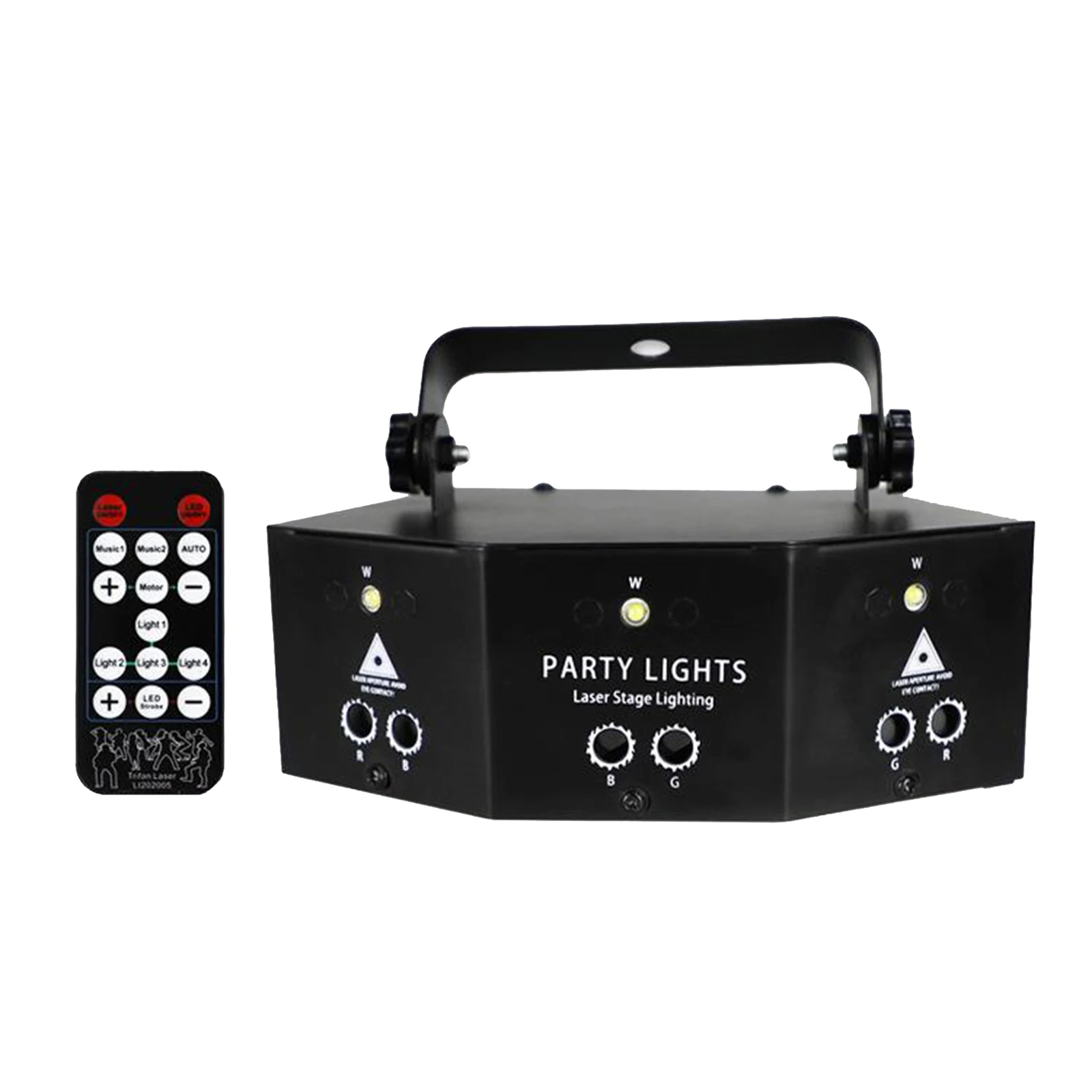 

9-EYE LED Light Remote RGB DMX Scanning Projector DJ Stage Light EU