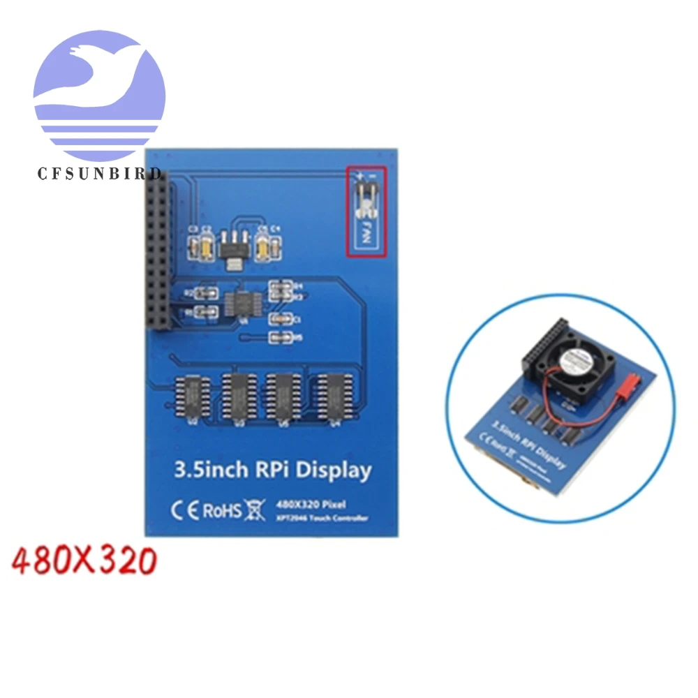 Сенсорный экран Raspberry Pi 3 5 дюйма TFT сенсорный pi 2 Model B | Электронные компоненты и