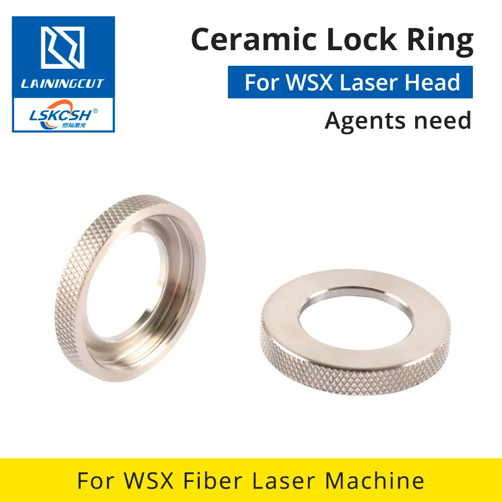 Лазерная керамическая фиксирующая гайка LSKCSH WSX оптовая продажа с завода NC30 TRA |