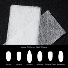 51020 штук шелковые из стекловолокна для ногтей Удлинительный УФ-гель строительный волокна французские акриловые DIY маникюр ногтей инструменты для ногтей аксессуары