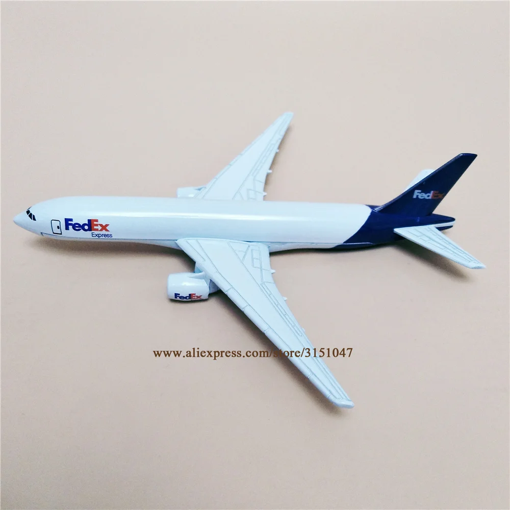 

16cm Air Fedex Express Boeing 777 B777 Airlines Plane Model Alloy Metal Diecast Model Airplane Aircraft Airways Kids Gift