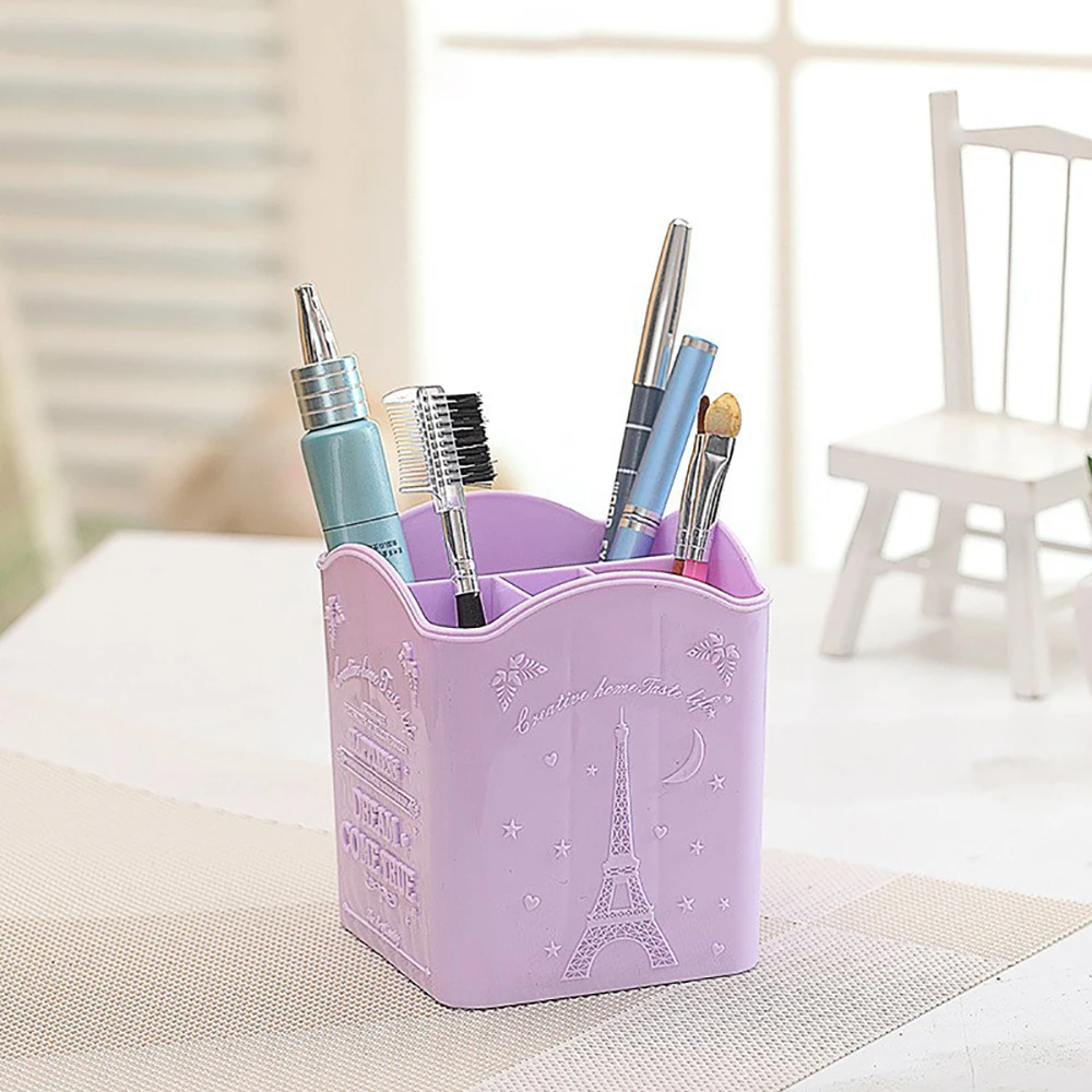 1 шт. 4 отделения держатель для кистей макияжа пустой инструментов маникюра