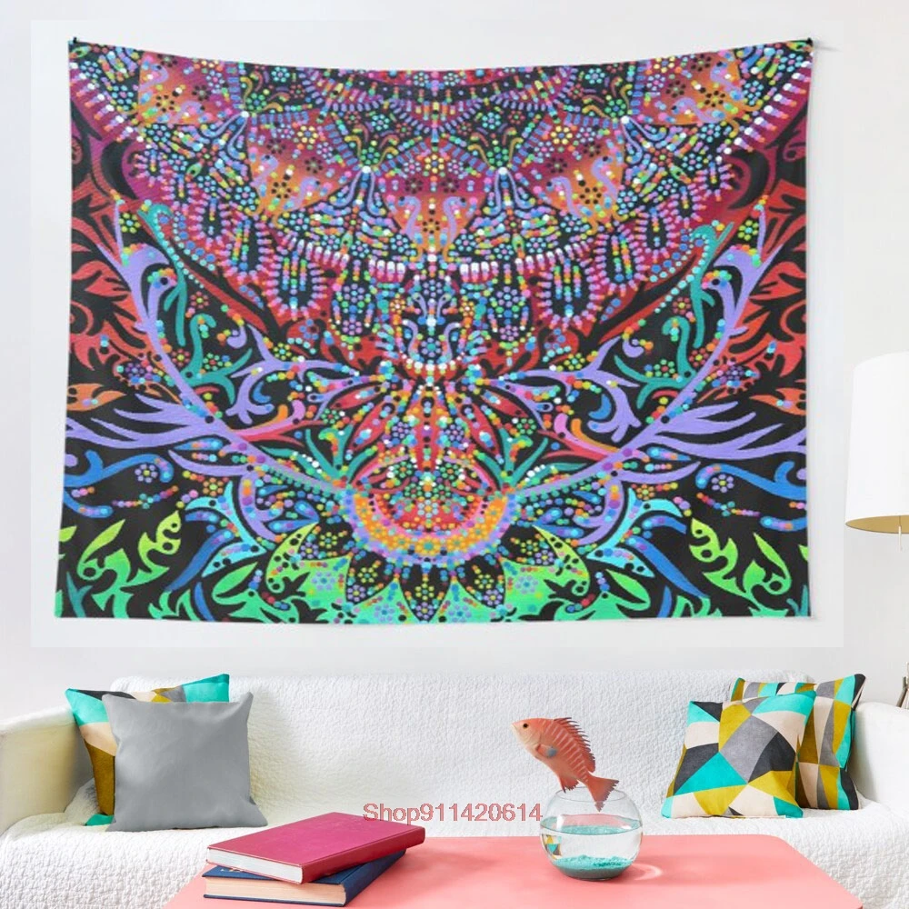

Гобелен Mandala Energy, индийский гобелен с мандалой, настенный подвесной гобелен в стиле бохо, настенный ковер с мандалой