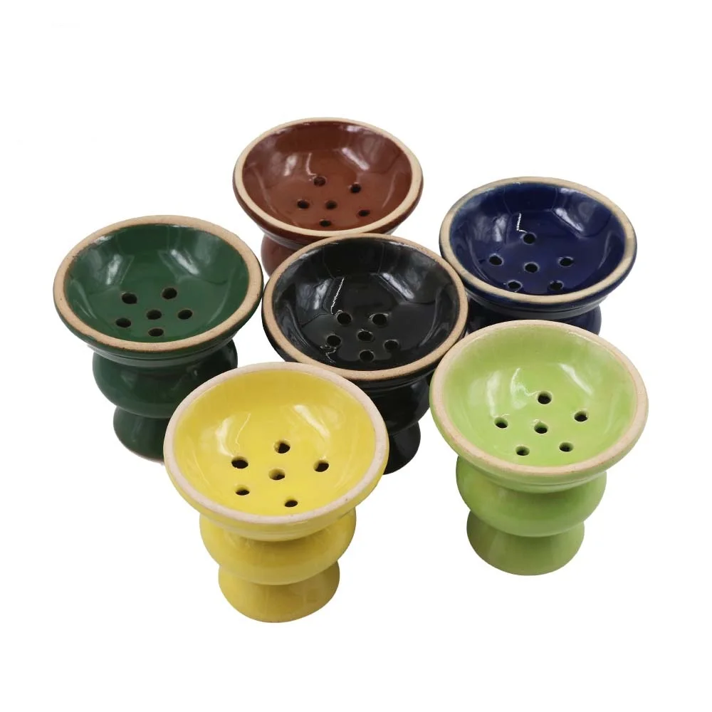 

Practical Ceramic Tobacco Head Funnel For Shisha Hookah Charcoal Holder Heat Keeper System Chicha Narguile Accessories