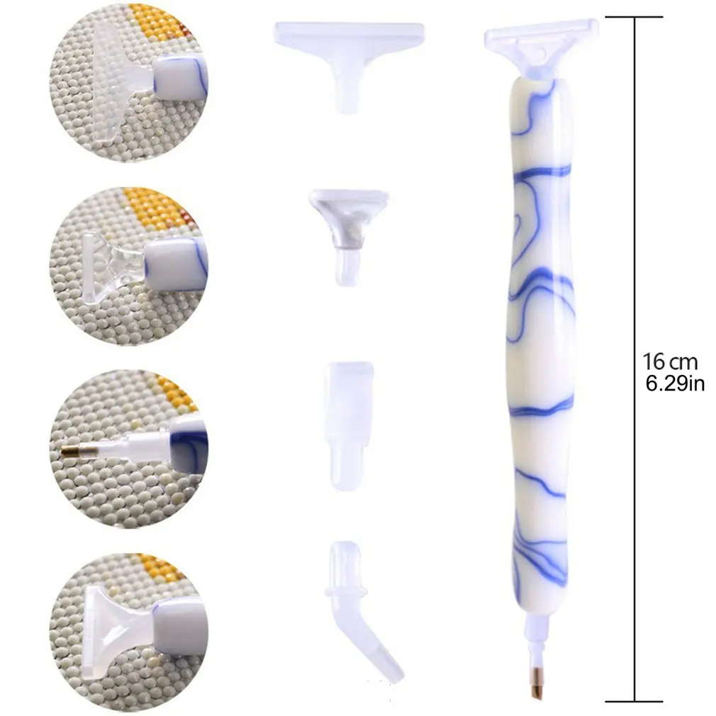 

Resin Polished Diamond Painting Point Drill Painting Tool Drill Pen DIY For 5D Painting And Replacement Drill Bits Clay Plate