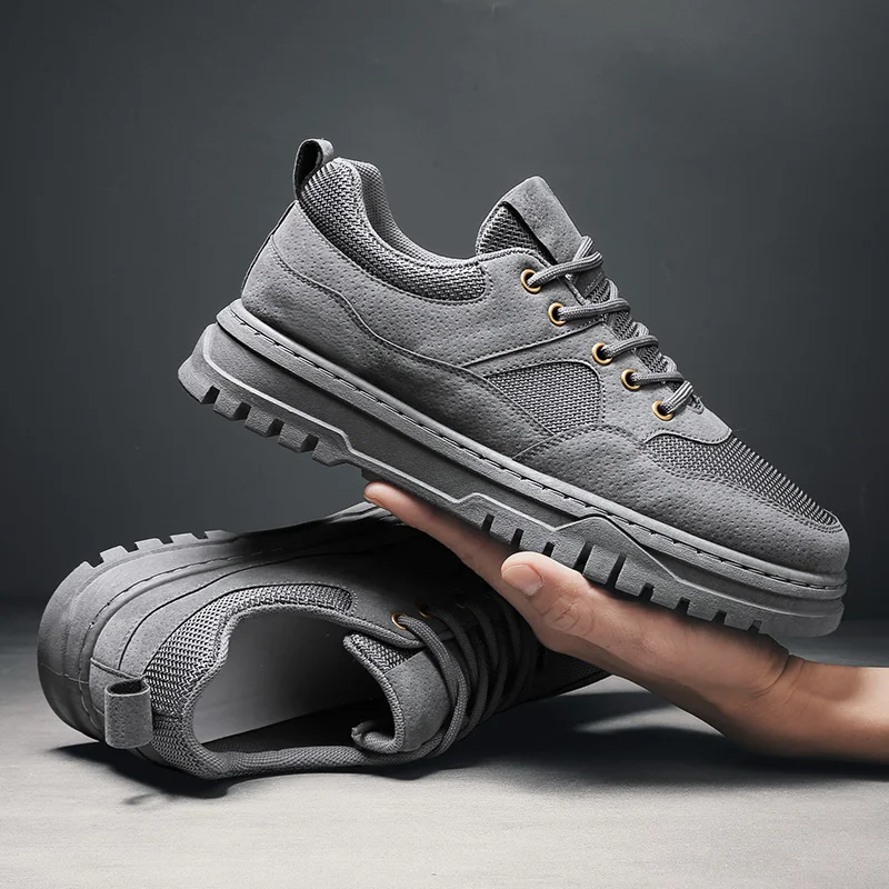 

Spring Men's Shoes Martin Small Leather Shoes Tooling Shoes Low Top Shoes Trendy Shoes Fashion Casual Shoes Four Seasons