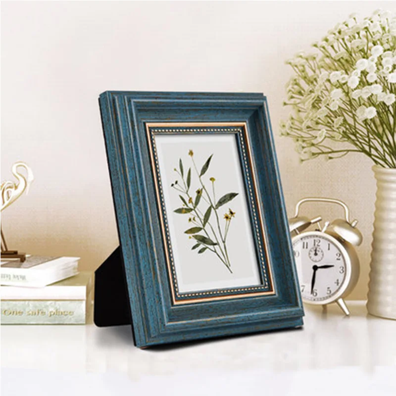 

Retro Creative Photo Frame Table 4/ 5 / 6 / 7 Inch Nordic Minimalist Personality Wedding Photo Frame Wall Desktop Art Home Decor