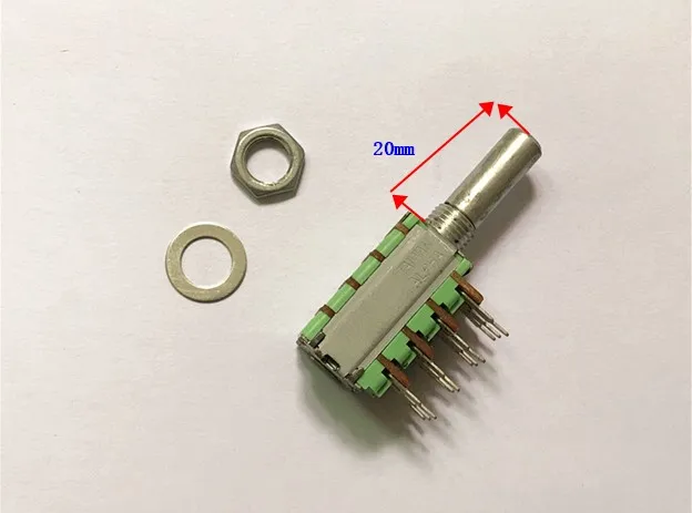 Оригинальный Новый прецизионный потенциометр 100% 12 типов 4 соединения A10Kx4