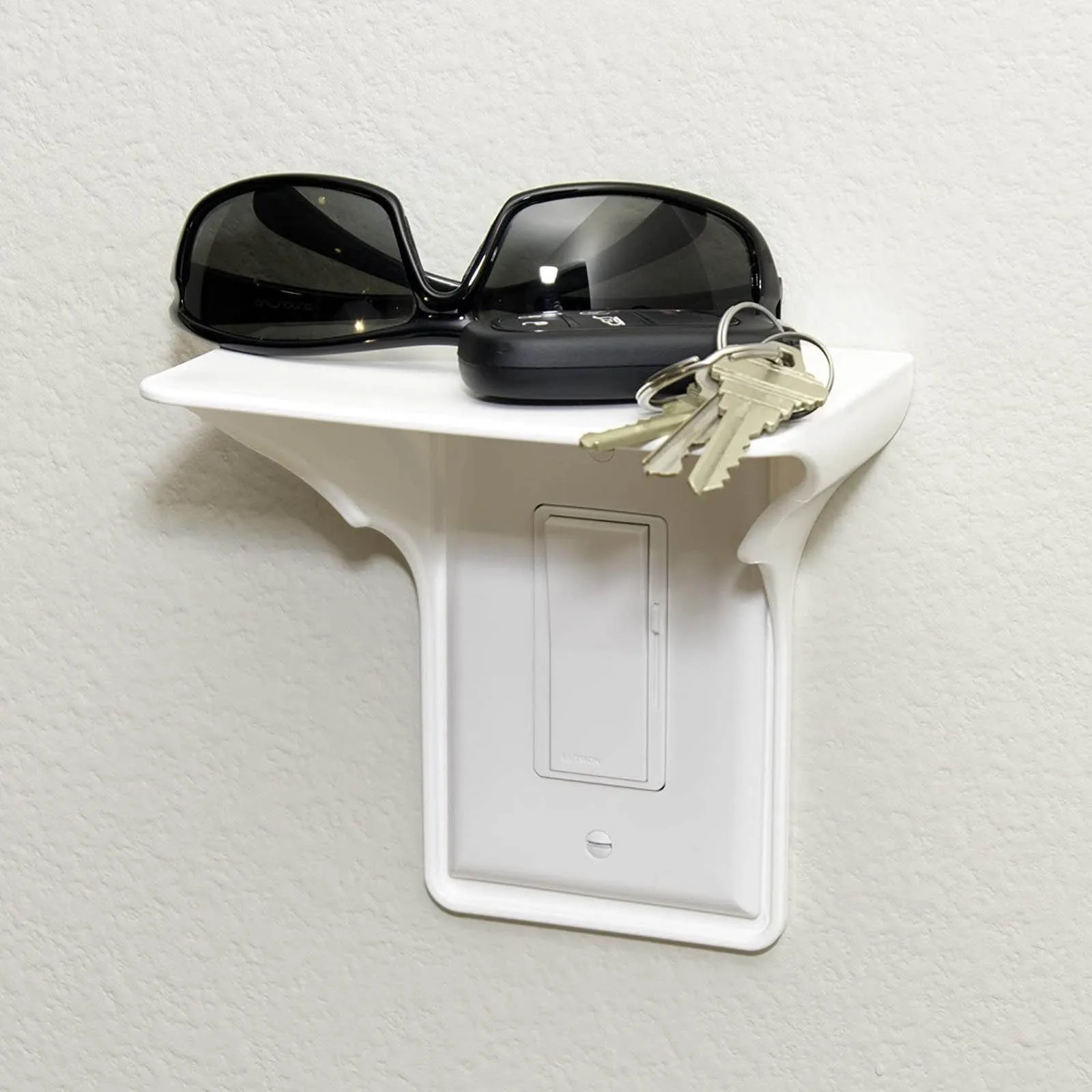 

Bathroom Accessories 1PC Single Wall Outlet Shelf Home Wall Shelf Organizer for Outlets For Bathroom rangement salle de bain