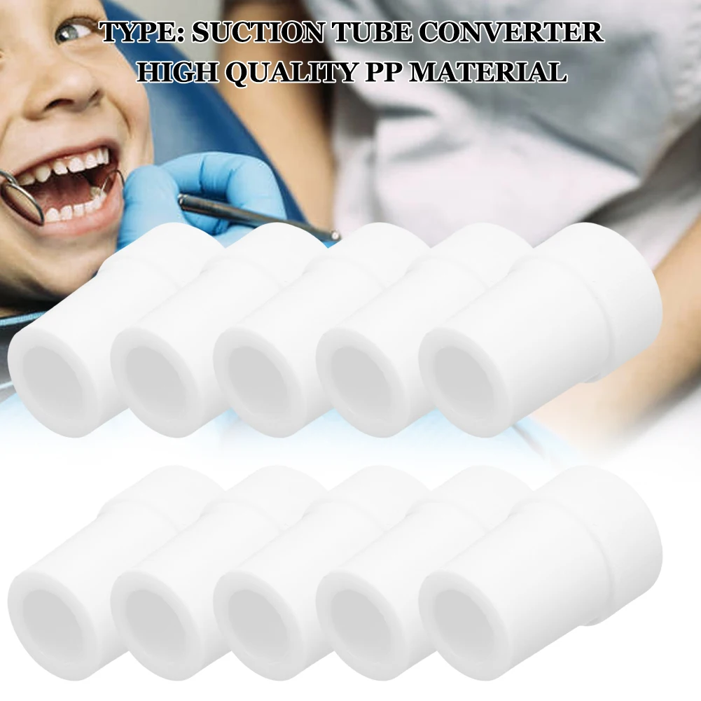 10 шт. стоматологический слюнявчик мощный и слабый адаптер одноразовый