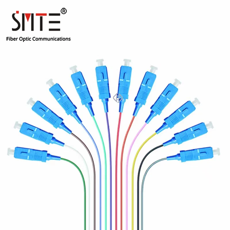 Pigtail de Fibra Metros de Cabo Jumper de Fibra Smte Núcleo Óptica - Apc sc fc st lc Patch Cord 0.9 Milímetros 1 Simplex Odf Ftth 12 Upc 8 High Quality Telefonia e Comunicação