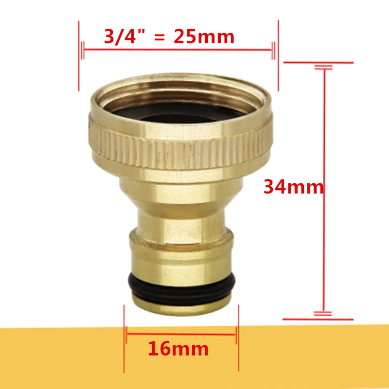 3/4 дюйма (25 мм) женские разбрызгиватель адаптером под резьбу водопроводной воды