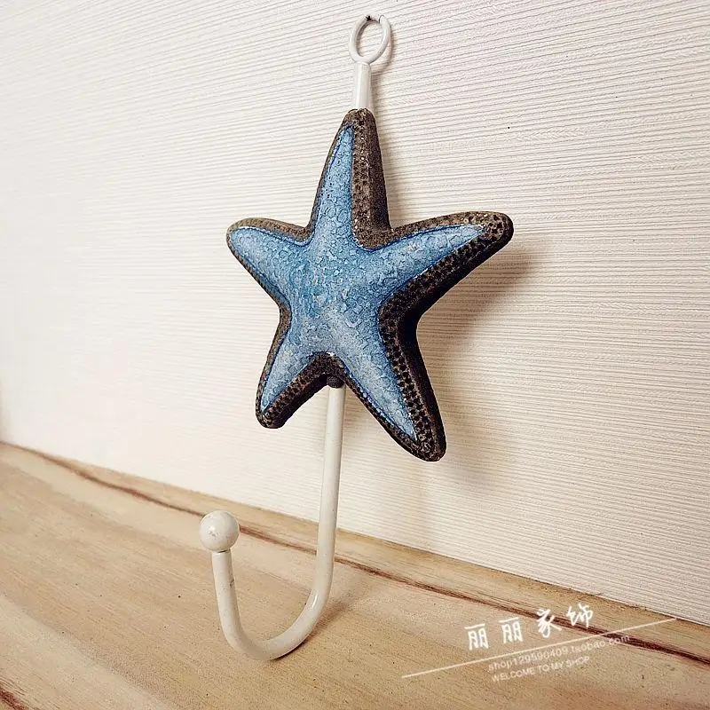 1/2 шт шляпа пальто висячий крючок в средиземноморском стиле многоцелевые