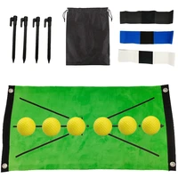 golf training swing mat golf training mat for swing detection portable practice golf mats for indoorbackyardoutdoor