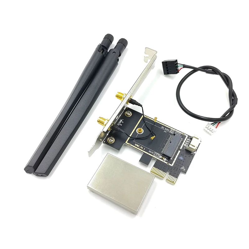 Adaptador de tarjeta WiFi PCIE, Repetidor de tarjeta de red inalámbrica de...