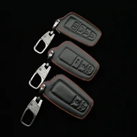234 button remote leather car key cover for toyota prius camry corolla c hr chr rav4 prado 2018 accessories keychain covers
