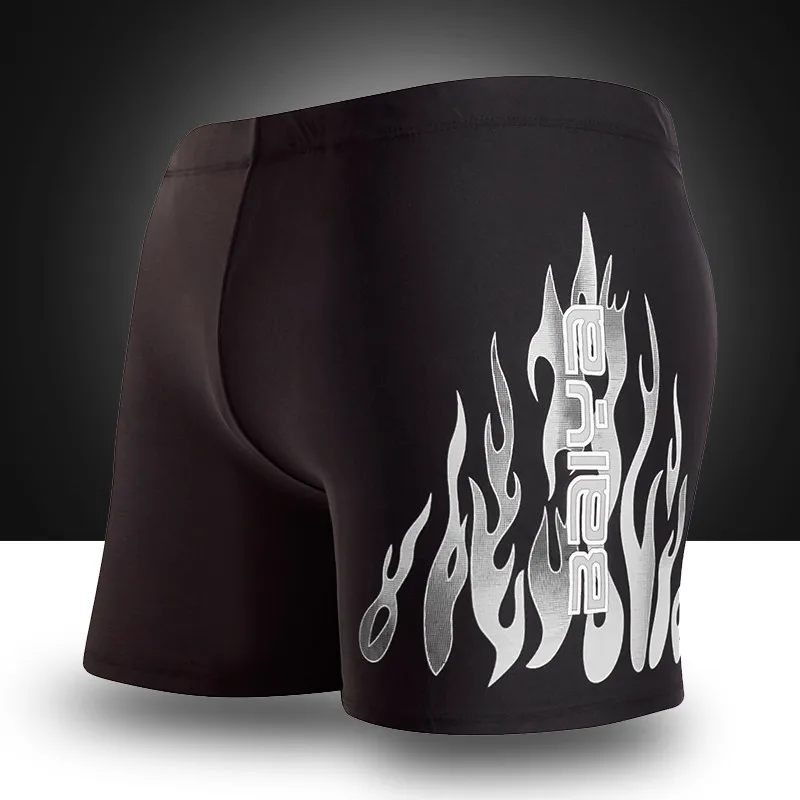 Мужские плавки с принтом пламени купальник купальный костюм пляжные боксеры