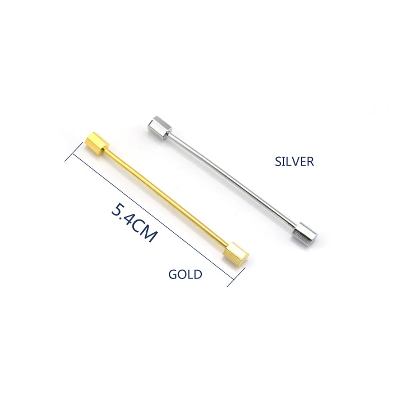 New Men 5.4cm Collar Clips Needle Brooch Pin Wedding Plated Clip Tie Bar Pins J55 | Украшения и аксессуары
