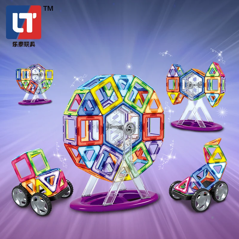 Большой размер магнитные шарики 3D дизайнерский Строительный набор модель и