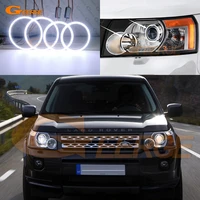 excellent ultra bright cob led angel eyes halo rings for land rover freelander 2 lr2 pre facelift 2006 2011 xenon headlight