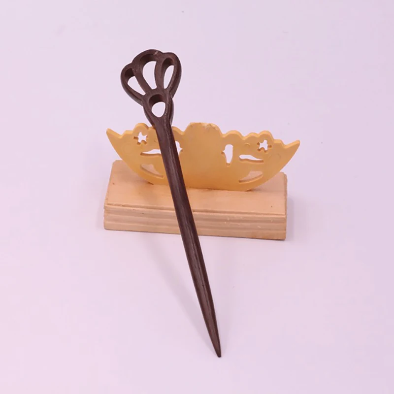 Винтажная палочка для волос, выбор сандалового дерева, китайский стиль, этническая шпилька для волос для женщин, Натуральный Деревянный женский резной головной убор ручной работы
