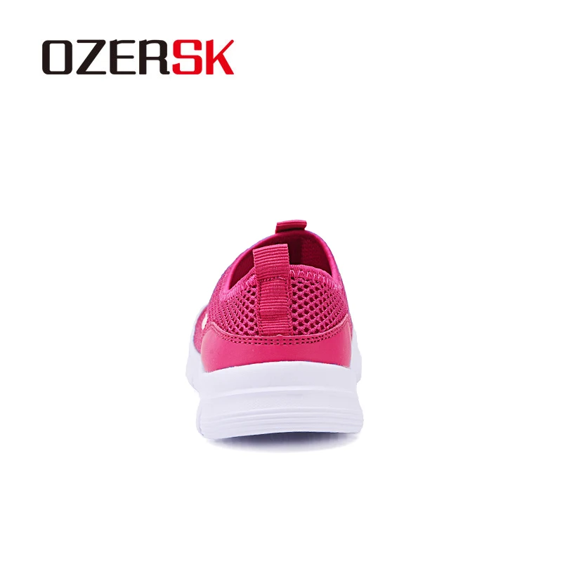 Женские Прогулочные кроссовки OZERSK летние повседневные сетчатые туфли на плоской