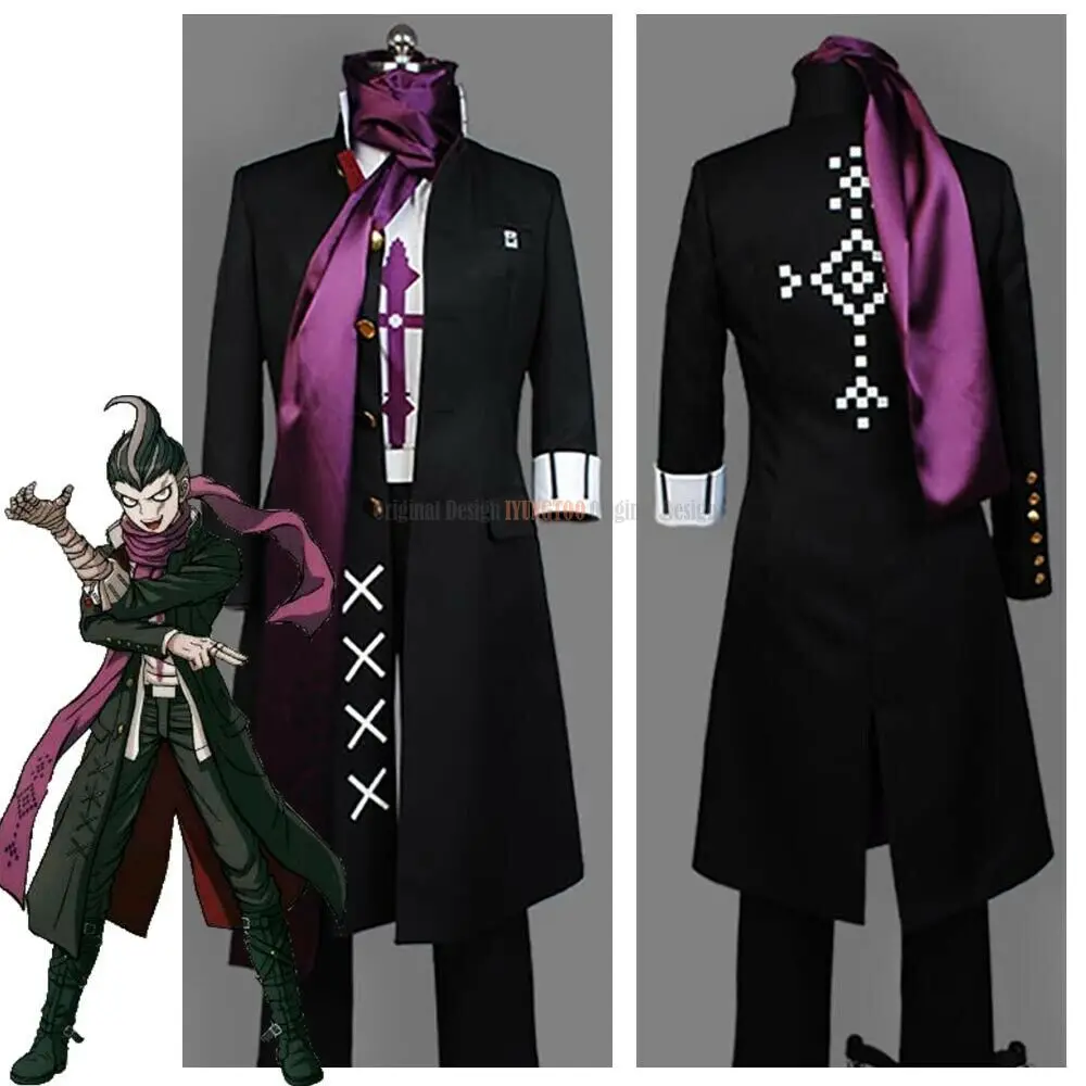 

Костюм для косплея Super Dangan Ronpa 2, танганронпа, Гундам, Танака, униформа, костюм, пальто, костюмы на Хэллоуин