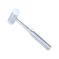1pcs dental bone hammer stainless steel double headed nylon handle autoclave teeth surgical extraction tool dentist instrument