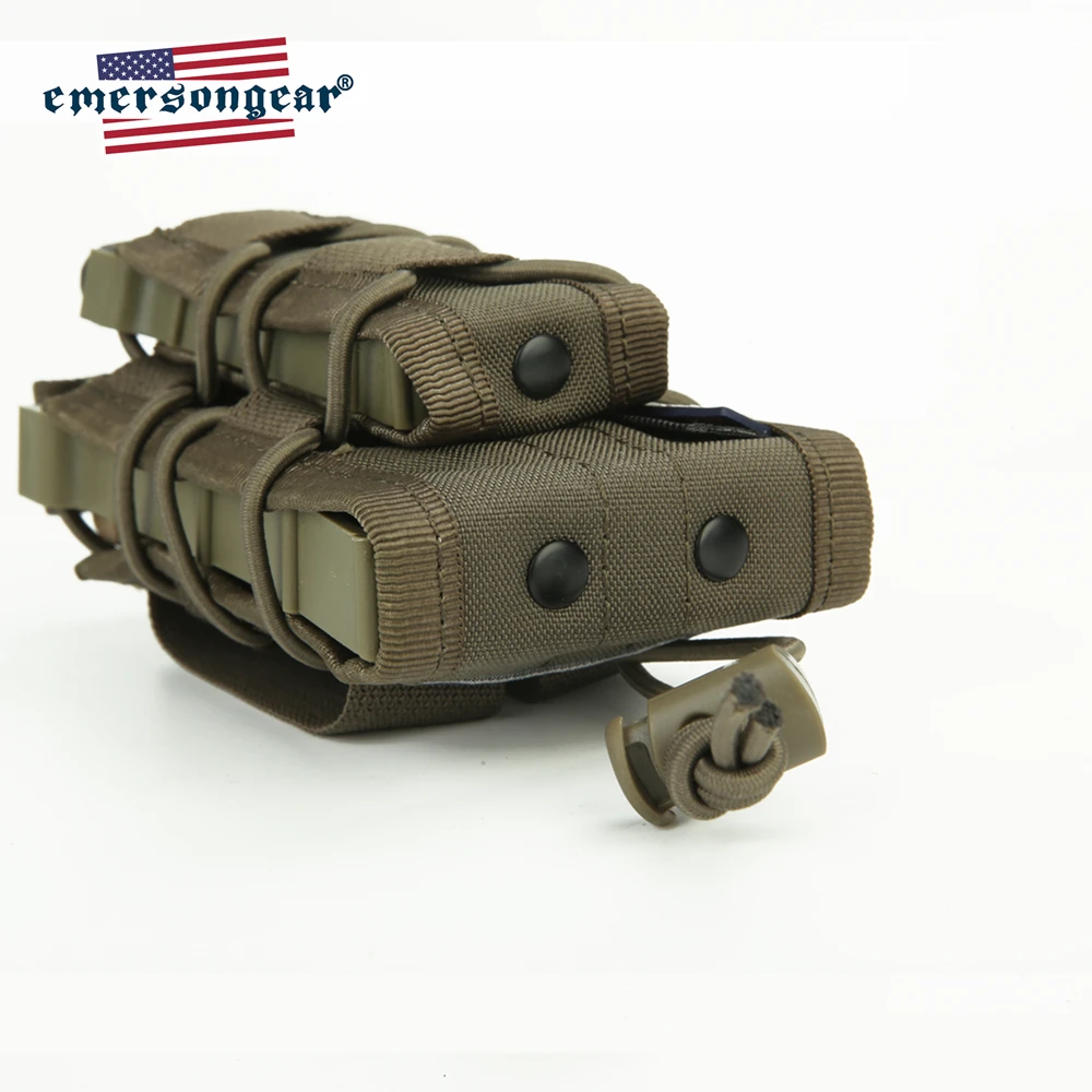 Emerson gear Emerson двухэтажный подсумок Molle с открытым верхом винтовка пистолет маг легкий доступ Охота страйкбол военная армейская Экипировка